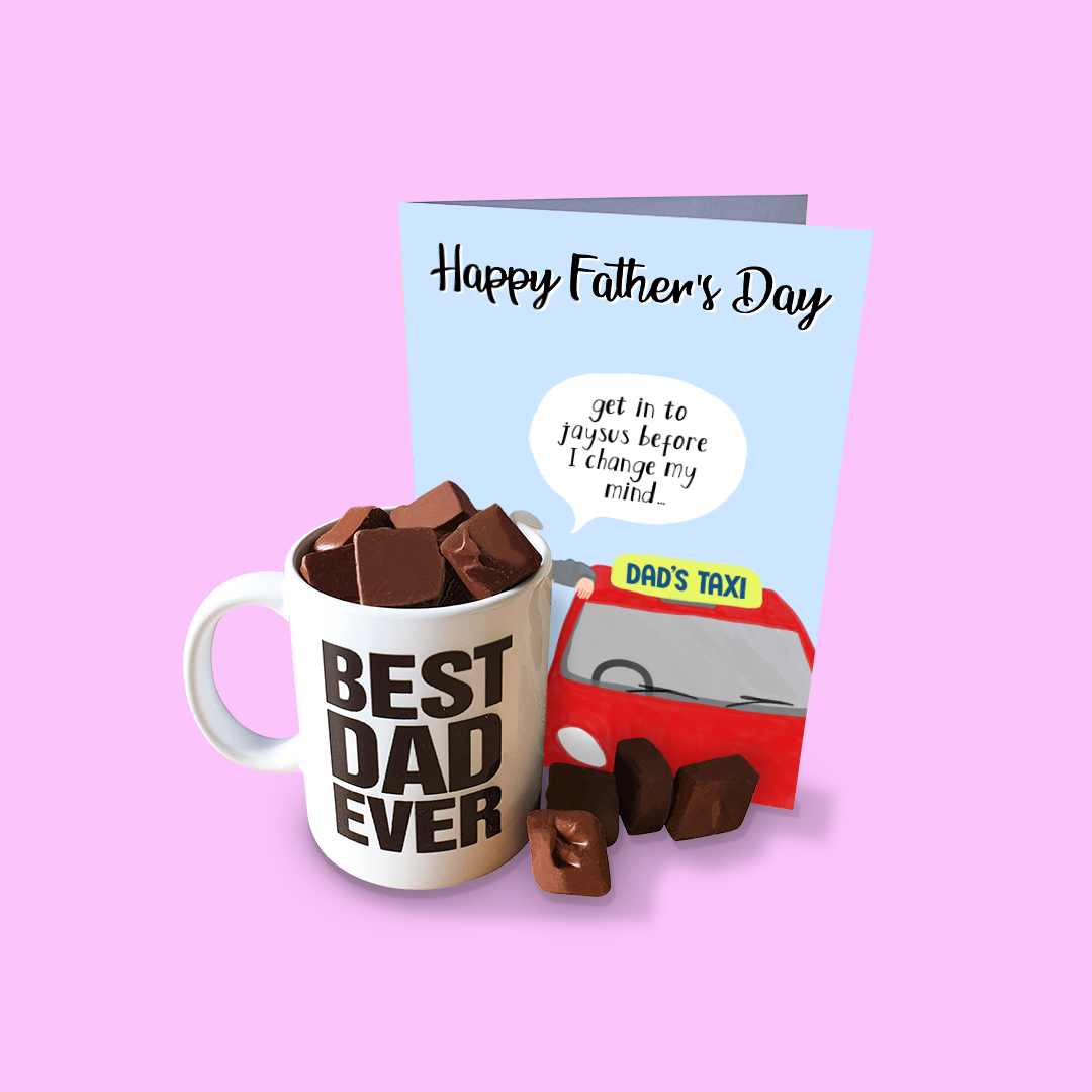 father's day mug and card treat