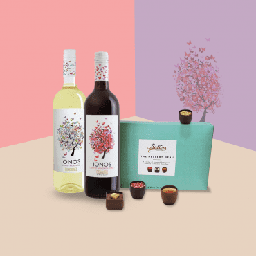 wine and chocolate gift