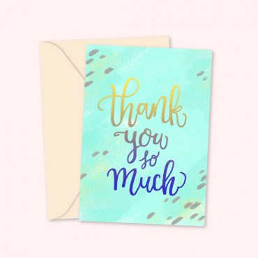 Thank You Card