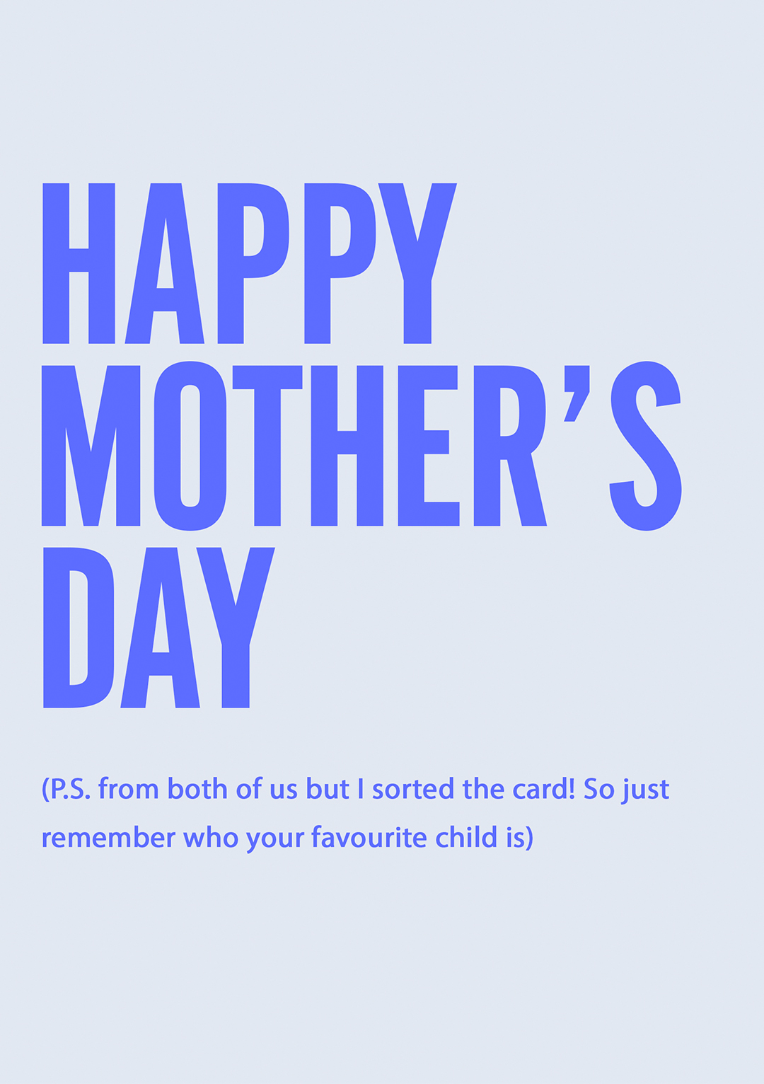 remember who mothers day card