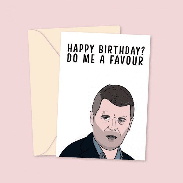 Roy Keane Birthday Card