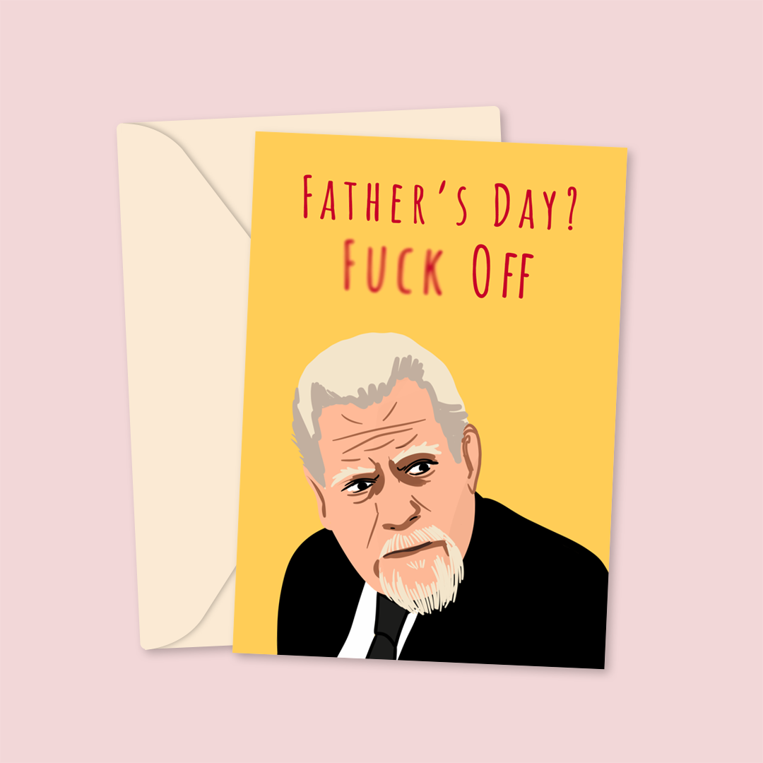 logan roy father's day card