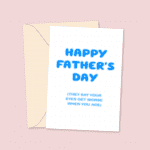 Eyes Get Worse Father's Day Card