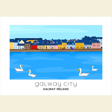 galway city print