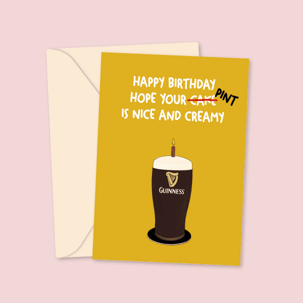 Creamy Birthday Card