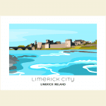 limerick city framed print