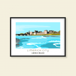 limerick city framed print