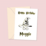 Happy Birthday Muggle Card