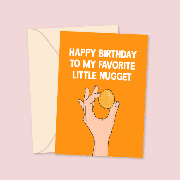 Little Nugget Birthday Card