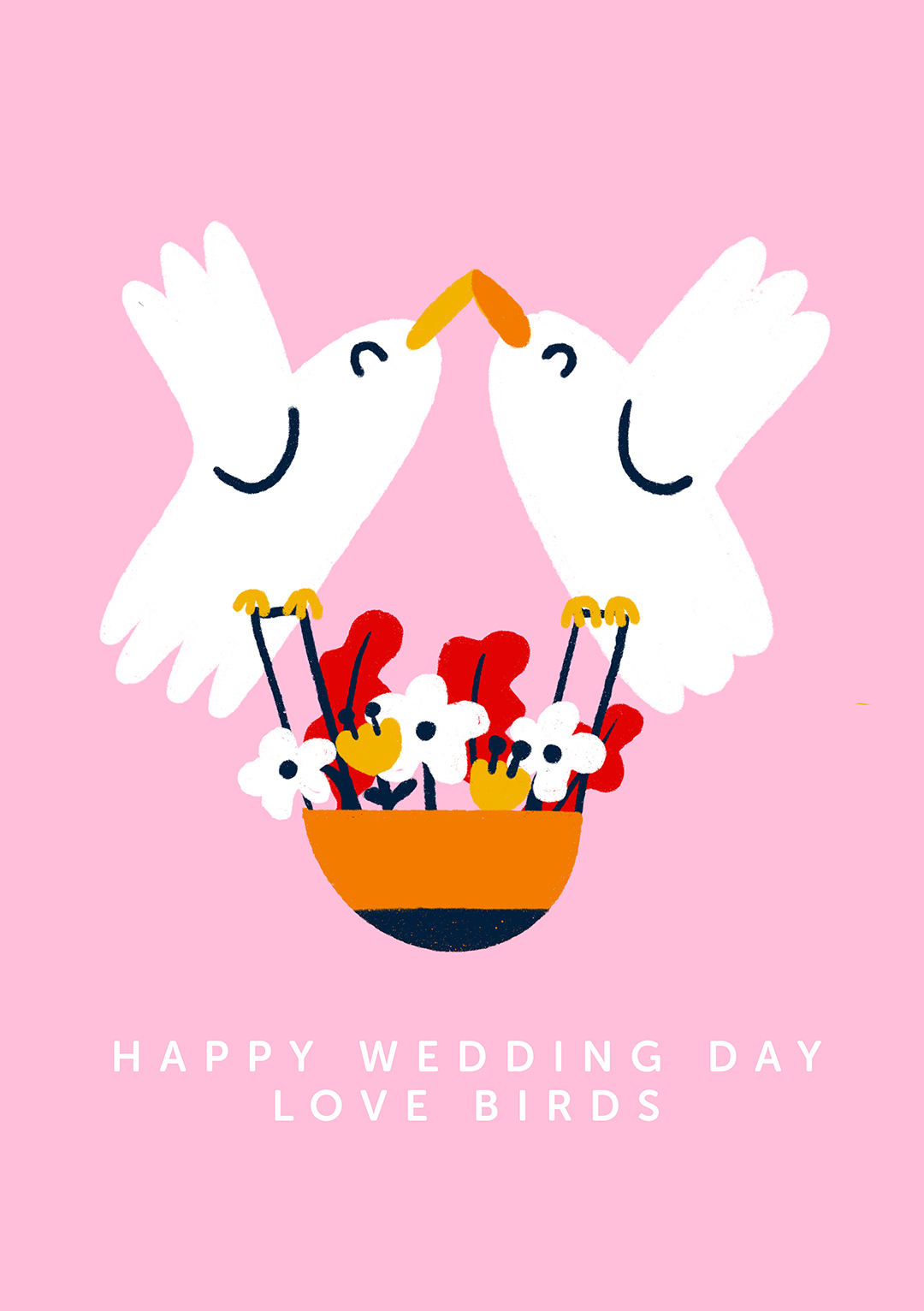 Happy Wedding Day Love Birds