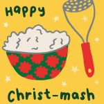 happy christmas mash card