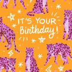 It's Your Birthday Leopard Card