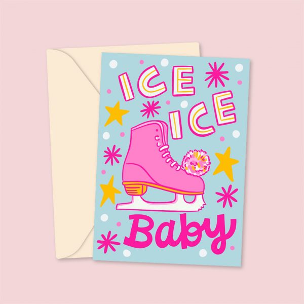 Ice Ice Baby Greetings Card