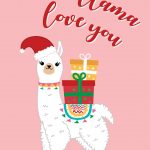 I Llama Love You Christmas Card