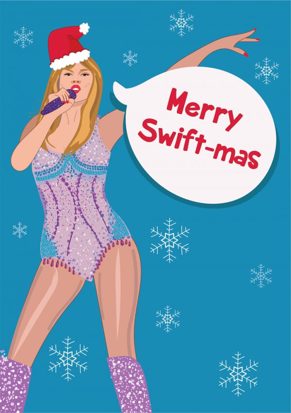Taylor Swift Inspired Christmas Card