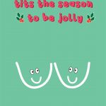 tits the season to be jolly christmas card