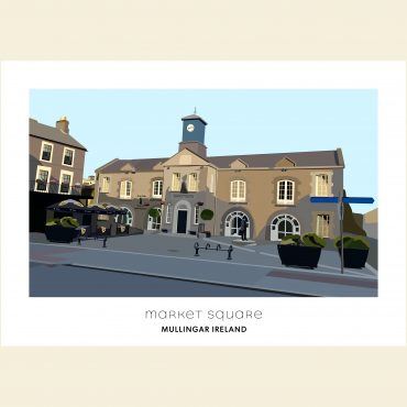 Market Square Mullingar Print