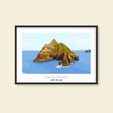 Skellig Michael Framed Print