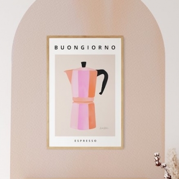 buongiorno espresso print