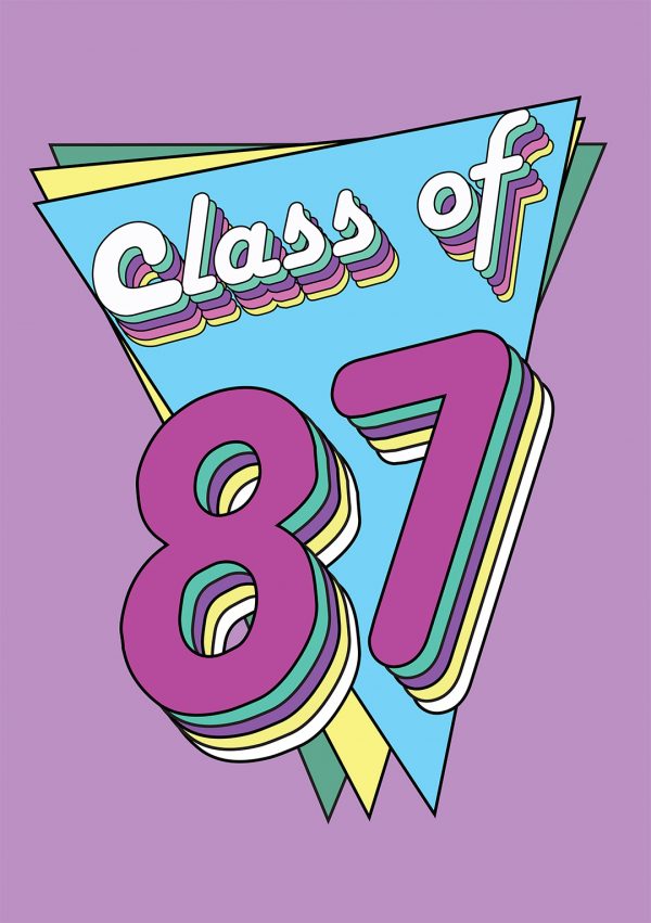 class of 87 print