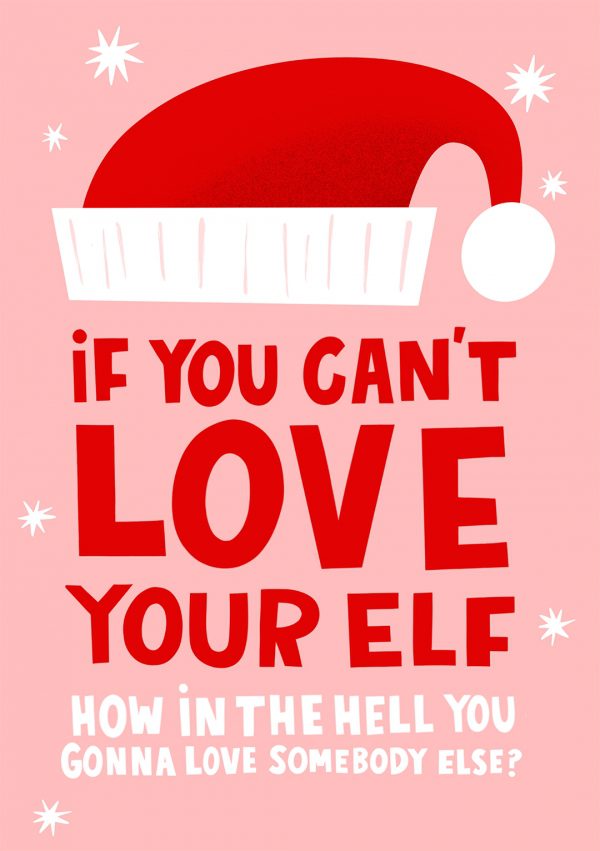 Love Your Elf - Christmas Greeting Card