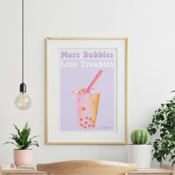 more bubbles less troubles print