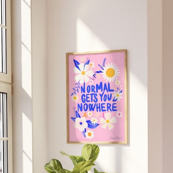 normal gets you nowhere print
