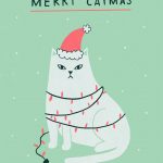 Merry Catmas Christmas Card