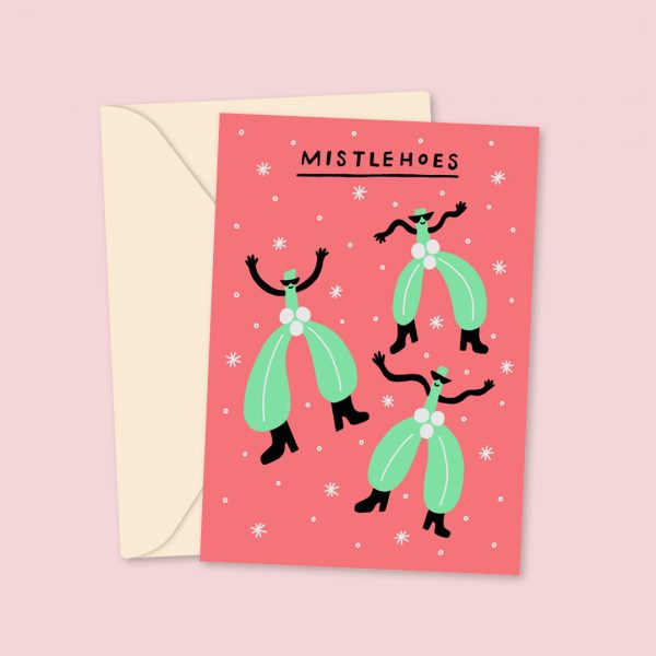 Mistle-Hoes Christmas Card