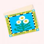 Thinking Of You Daisies Greetings Card