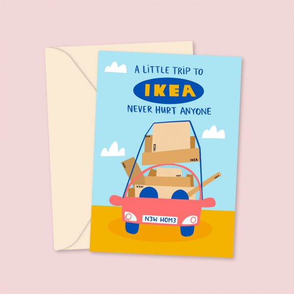 A Little Trip To Ikea - New Home Greeting Card