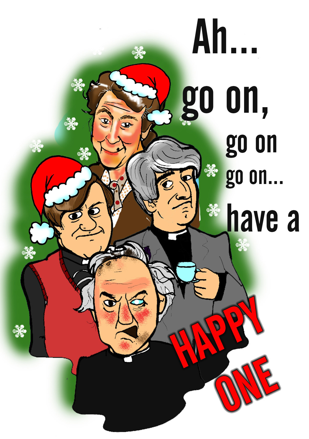 father ted christmas card