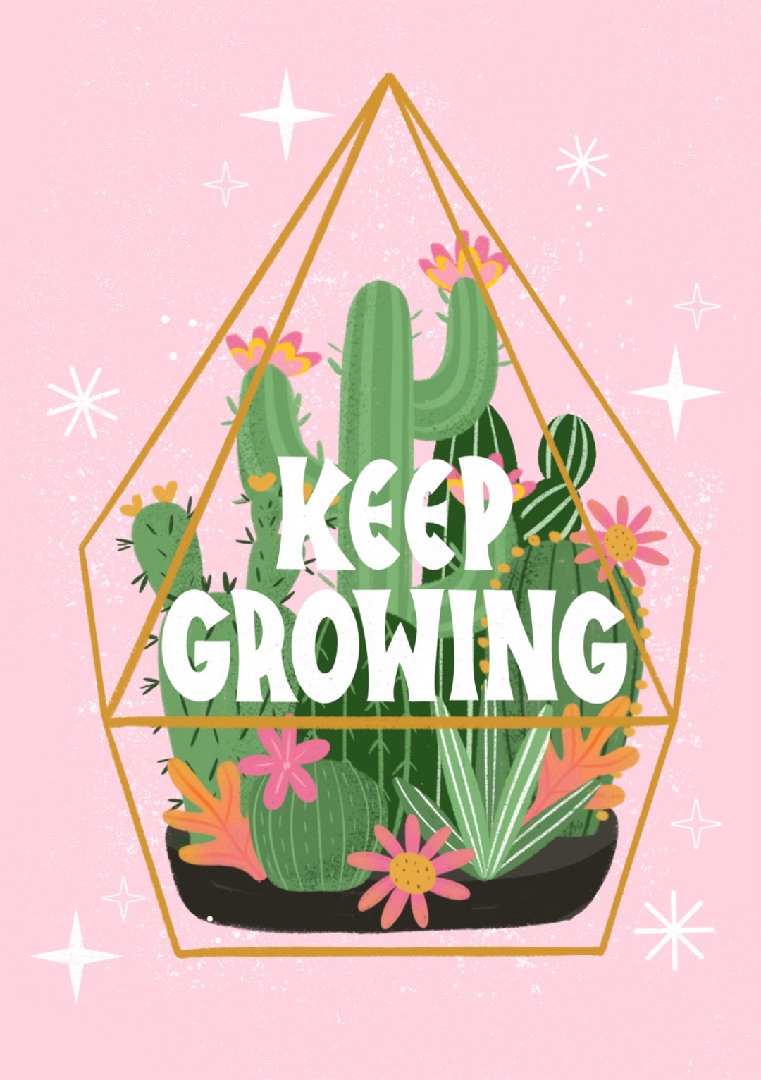 keep growing greeting card