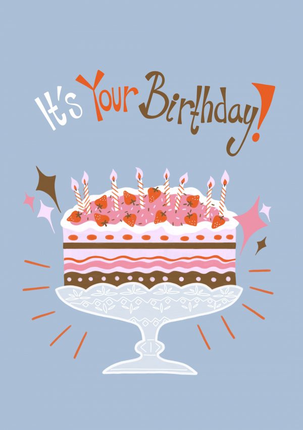It's Your Birthday Cake Greetings Card