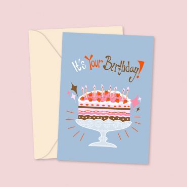 It's Your Birthday Cake Greetings Card