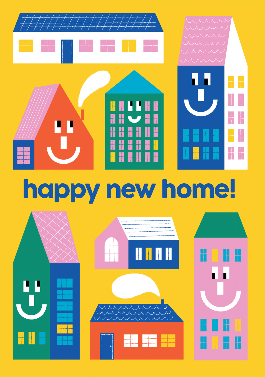 happy new home greeting card