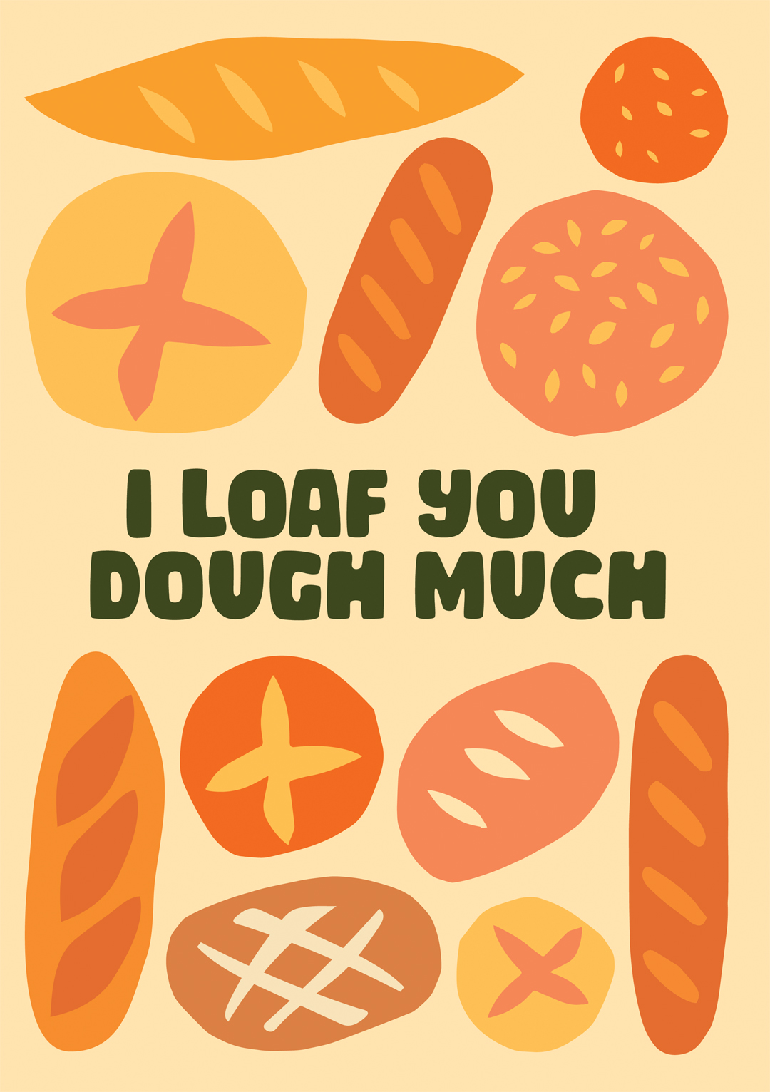 bread humour card