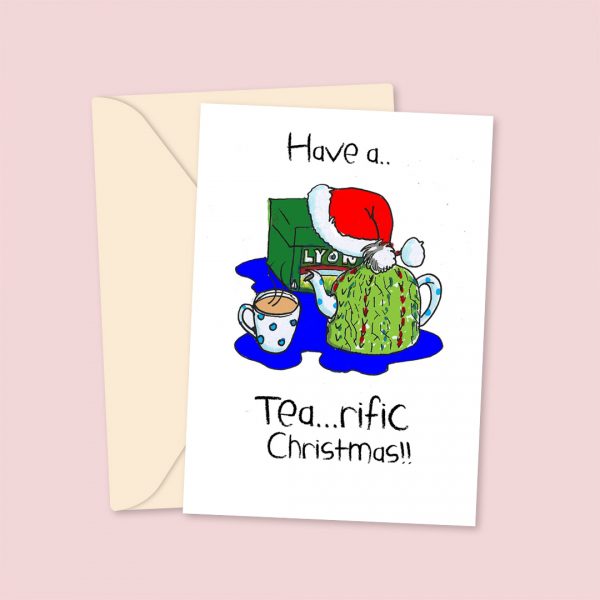 tea-rific christmas card