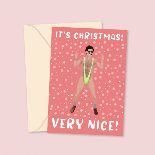 funny borat christmas card