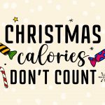 christmas calories don't count card