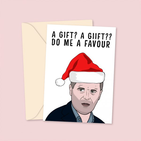 roy keane inspired christmas card