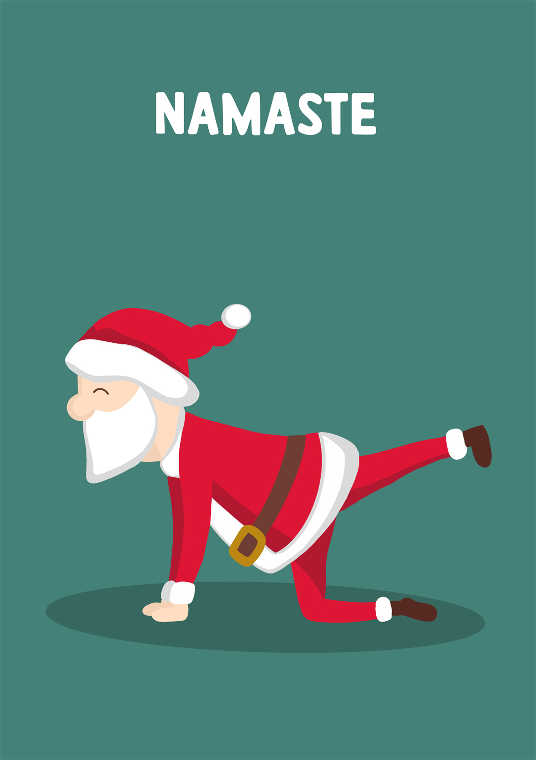 Namaste Christmas Card