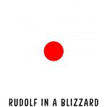 rudolf in a blizzard funny christmas card