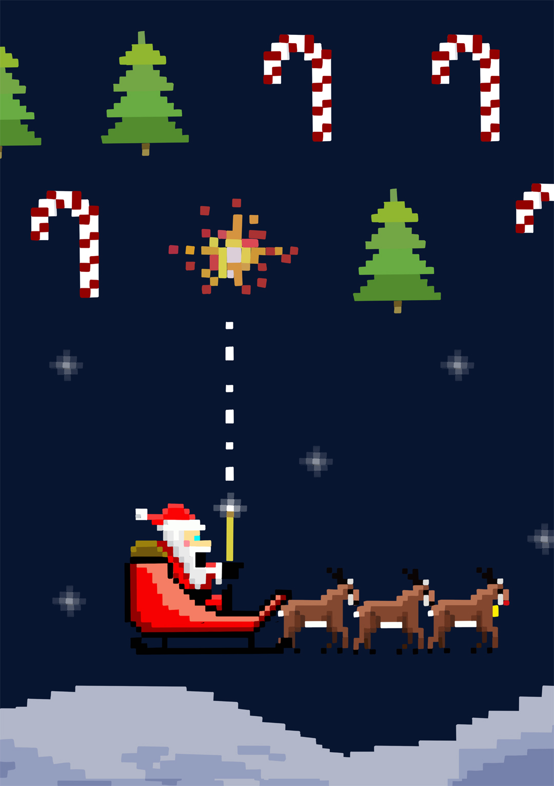 Santa Game Christmas Card - PalPack