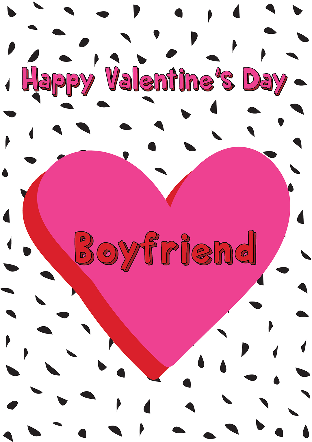 Boyfriend - Valentine's Day Card