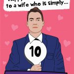 Fab-u-lous Wife 10/10 Valentine's Day Card