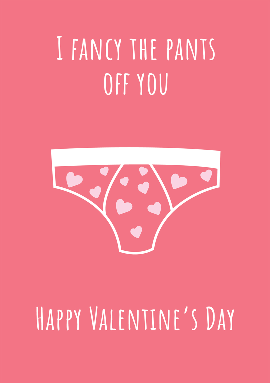 I Fancy The Pants Off You - Valentine's Day Card