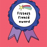 Fittest Fiancé Award - Valentine's Day Card