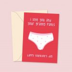 I Love You & You're Granny Pants - Valentine's Day Card