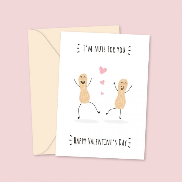 I'm Nuts For You - Valentine's Day Card